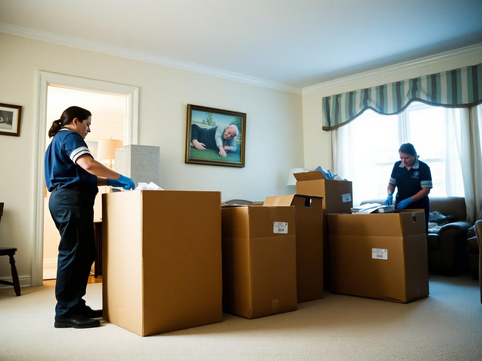 Estate Cleaning & Packing After a Loss by Group Cleaning Services